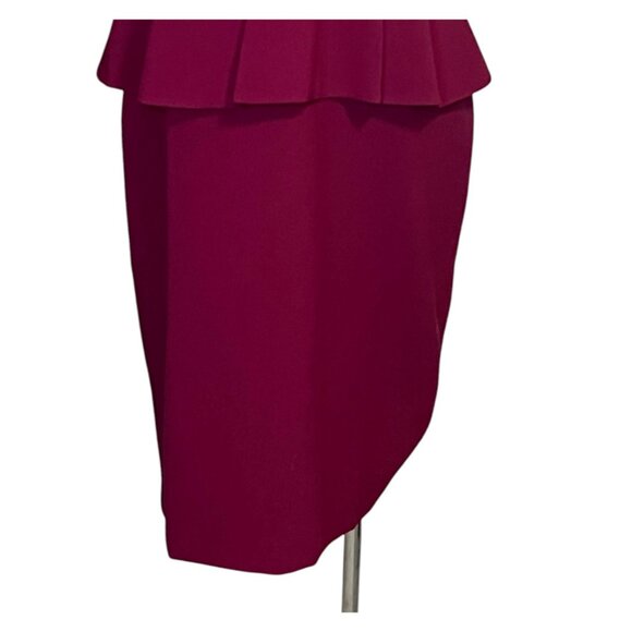 Ann Taylor double weave Peplum knit sheath dress size 12 NWT - Picture 5 of 14